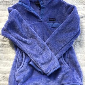 purple patagonia pullover